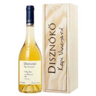 Вино Disznoko Aszu 6 Puttonyos Kapi Vineyard (wooden box) біле сол., 0.5 л