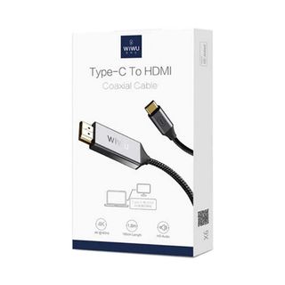 WIWU Type-C-დან HDMI კაბელი 4K 60Hz, 1.8მ