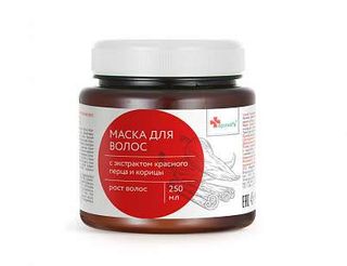 Maska za kosu s ekstraktom crvene paprike i sa cimetom 250ml 