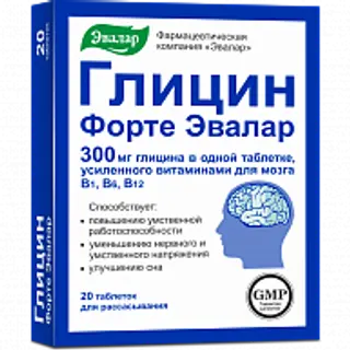 Evalar GLICIN FORTE 60 tableta po 0,6g B1, B6, B12