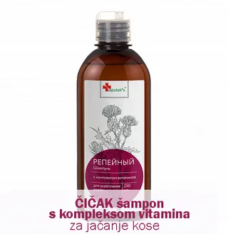 Šampon od čička sa kompleksom vitamina za jačanje kose 250ml