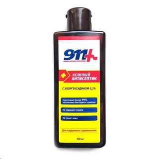 911 antiseptik za kožu s hlorheksidinom 0,3% ,150ml + GRATIS