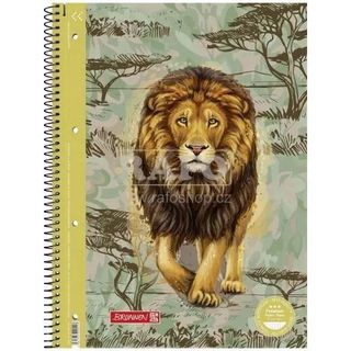 Sveska Spirala A4 90g Karo Brunnen Safari World 1067928221