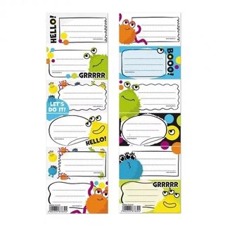 Naljepnice Za Sveske Monsters Euro-trade 512191