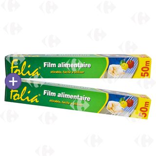 Lot 2rlx Film Alimentaire 50mts