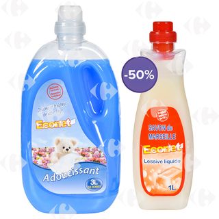 Adouciss Econet 3l Les Liq Sav Mas Econet 1l -50%