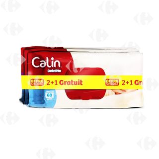 Pack Trio Calin Lingettes 60u 2plus1
