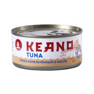 Тунец измельченный в масле Кеано, 185г
