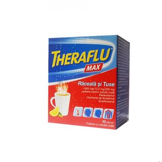 TheraFlu Max Raceala si Tuse plic. N10