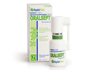 Oralsept spray. 0.15% 30ml