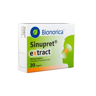 Sinupret extract 160mg draj. N10x2