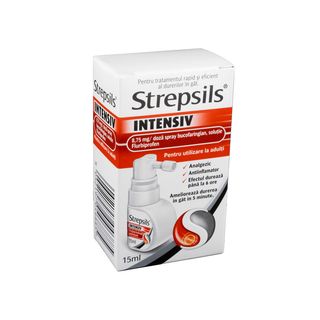 Strepsils Intensive spray bucofaring. 15ml