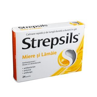 STREPSILS miere si lamie tab N24