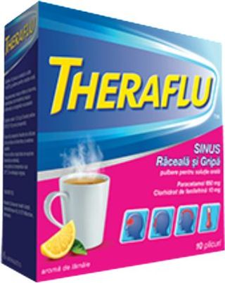 TheraFlu Sinus Raceala&Gripa plic. N10