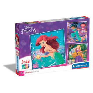 CLEMENTONI 3x48ч. Пъзел Disney Princess -184928