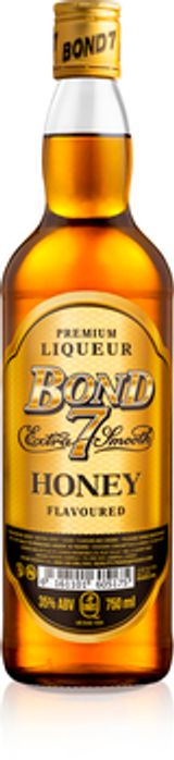 Bond 7 Honey Whiskey 750Ml