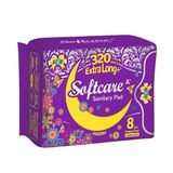 Softcare Extra Long Sanitary Pads 8's 320mm