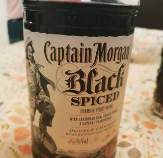 Captain Morgan Rom Black Spiced 40% 1 L