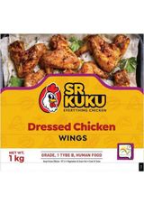 SR KUKU Dressed Chicken Wings, 1kg