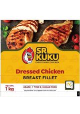 SR KUKU Dressed Chicken Breast Fillet, 1kg