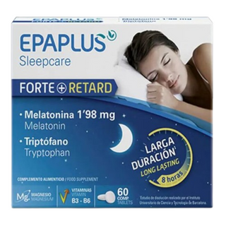 Melatonina Retard Epaplus 1,98 Mg+Tript+Vit B6+Mg 60 Comp