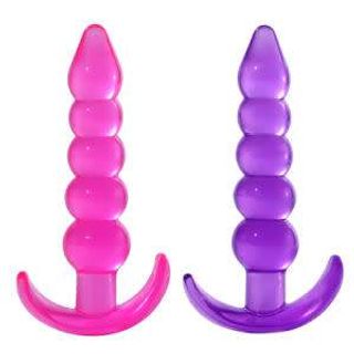 Silicon Pink-Purple Buttplug