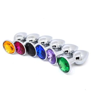 Metal Buttplug, Various Colors Available