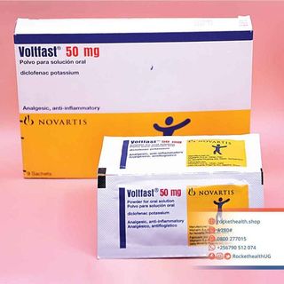 Novartis Voltfast Diclofenac Powder, 9 Sachets