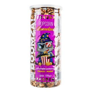 პოპკორნ კარამელიზ შოკოლადით 170გრ ბომზა