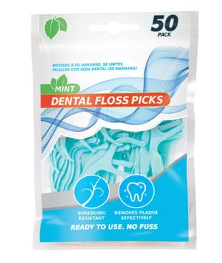 Dental Floss Picks 50Pk At0004