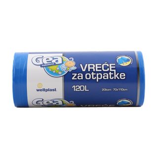 Vreće Za Smeće 70X110 Cm/120 L 20 Kom Welplast
