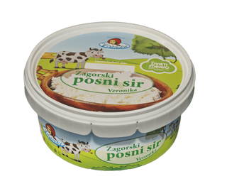 Sir svježi zagorski posni 500g posudica