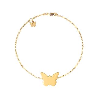 Narukvica Leptir 18KT Polirano Zlato