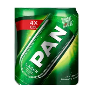 Pivo pan 0,5 l lim 4pack