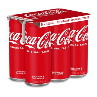 Coca-Cola 0,33l 5+1 Gratis limenka - ORIGINAL TASTE