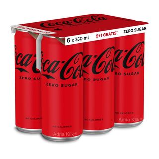 Coca-Cola ZERO 0,33l 5+1 Gratis limenka - ORIGINAL TASTE