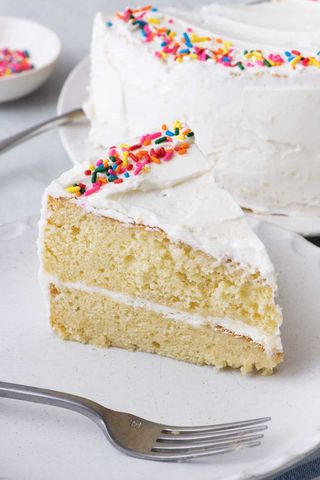 Cream Sliced Cake, Single Pack