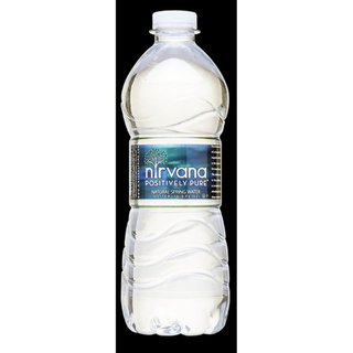 Nirvana Sparkling Natural Spring Water, 400ml