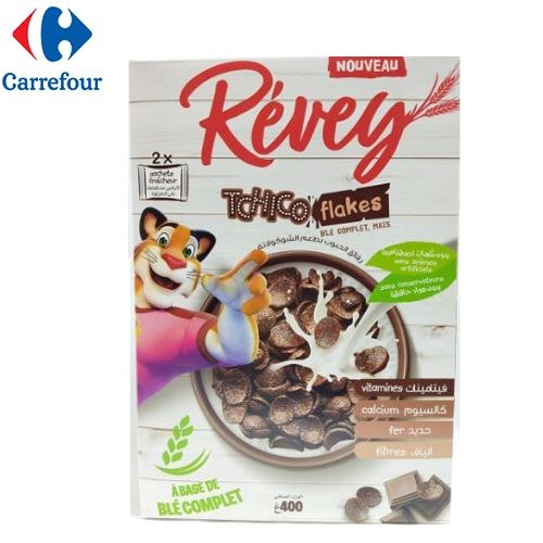 Céréales et biscottes.