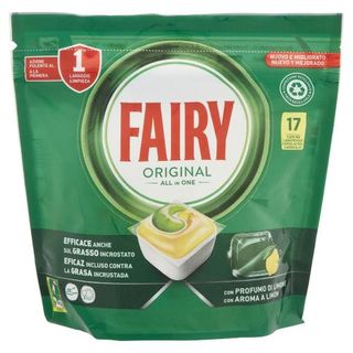 FAIRY kapsule za mašinsko pranje suða all in one lemon 17 KOM