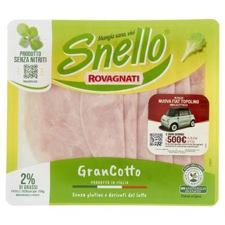 Prosciutto Cotto Rovagnati Snello Senza Nitriti 100 G