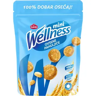 Keks Integralni Mini Ovsene 70G Wellness