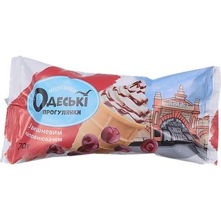 Морозиво Одеса 70 г ваф. стак. з вишневим наповнювачем