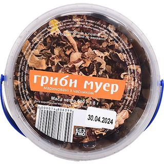 Гриби "Муєр" мариновані з часником 500 г