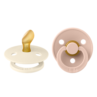 BIBS Colour dude (anatomske) - Ivory/Blush (0+)