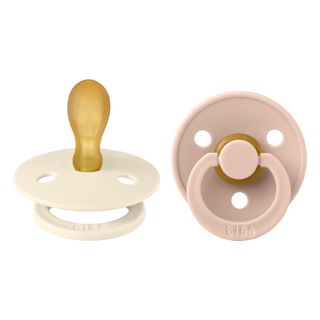 BIBS Colour dude (simetrične) - Ivory/Blush (6+)