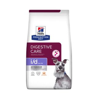 Hill's Prescription Diet i/d Low Fat Digestive Care s Piletinom 1,5kg