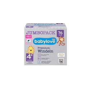 babylove aktiv plus pelene Jumbo maxi+ 76 kom. (162463)