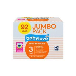 babylove aktiv plus pelene Jumbo midi 92 kom. (273637)