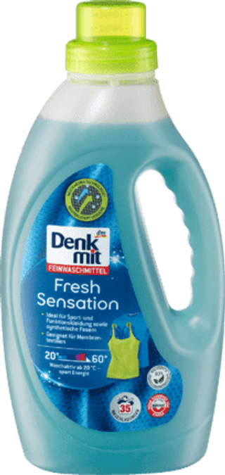 Denkmit tekući deterdžent rublje  Fresh Sens. 35 pranja,1,5L (313273)
